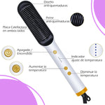 LissControl™ - Cepillo Alisador (Color: Negro/Dorado)🪮💆‍♀️🌷