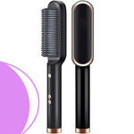 LissControl™ - Cepillo Alisador (Color: Negro/Dorado)🪮💆‍♀️🌷