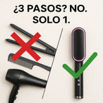 LissControl™ - Cepillo Alisador (Color: Negro/Dorado)🪮💆‍♀️🌷