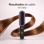 LissControl™ - Cepillo Alisador (Color: Negro/Dorado)🪮💆‍♀️🌷
