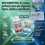 Combo Digestión Total™ — 16 Enzimas + 60 Billones de Probióticos | Restaura el equilibrio intestinal y combate las molestias digestivas
