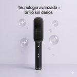 LissControl™ - Cepillo Alisador (Color: Negro/Dorado)🪮💆‍♀️🌷
