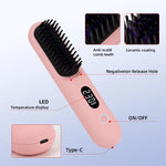 GoBrush-Pro™💕✨ Alisa tu Cabello en Minutos y Sin Cables 🔋